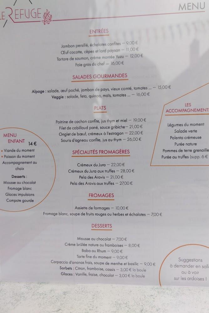 Le Refuge - Menu Image 3