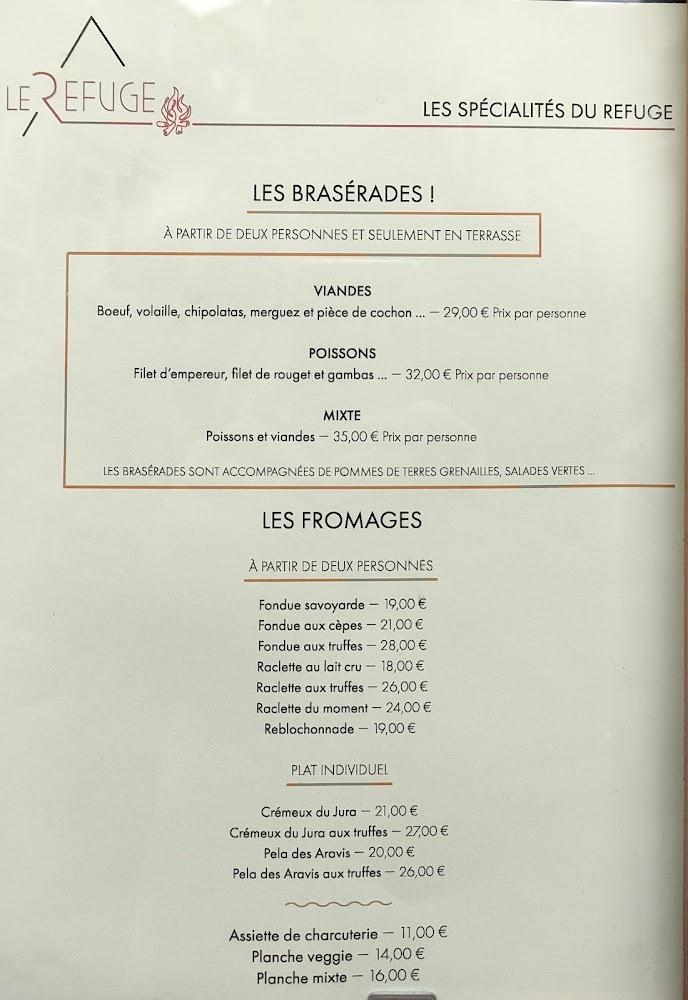 Le Refuge - Menu Image 4