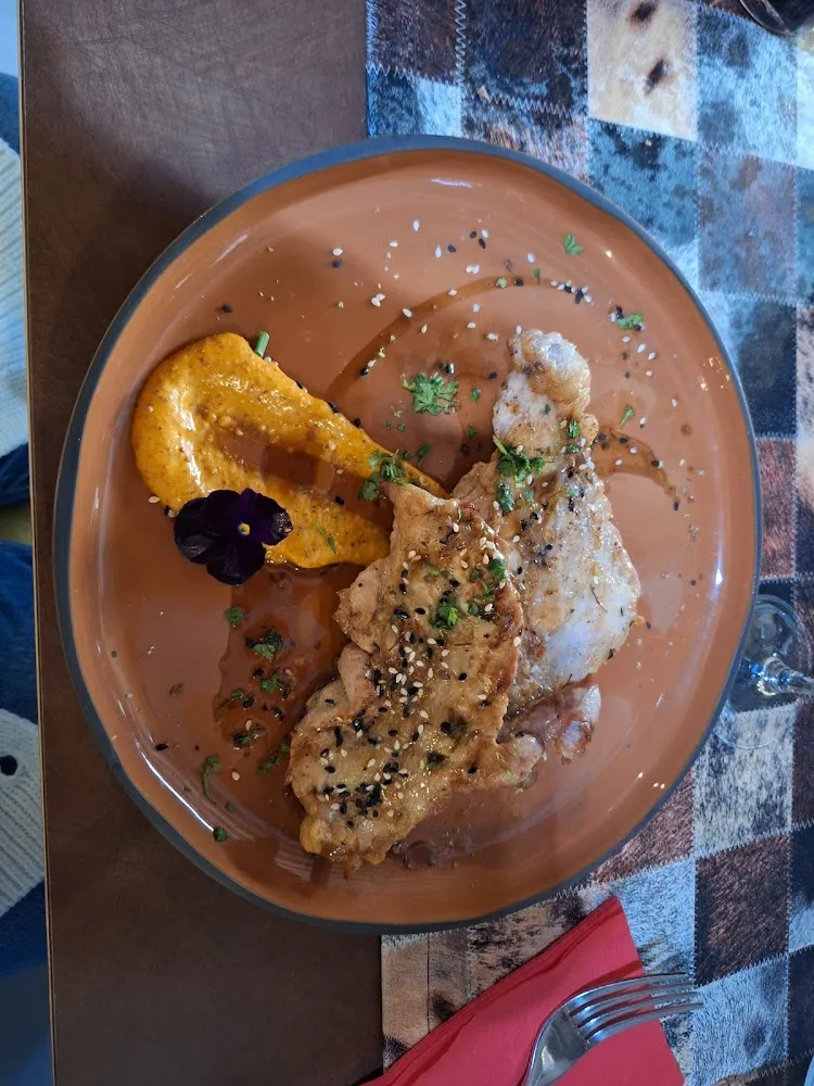 Porc Grillé Au Curry Rouge